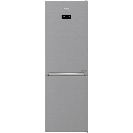 Frigorífico Combi BEKO RCNE366E50XBN, Inox 186 cm - 324L. Sin escarcha. D
