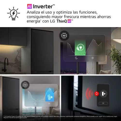 Frigorífico combi LG GBBS322CPY