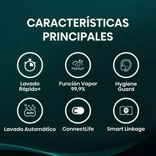Lavadora carga frontal Hisense WF3S9043BW1