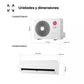Aire acondicionado split LG REPLACE12Z.SET