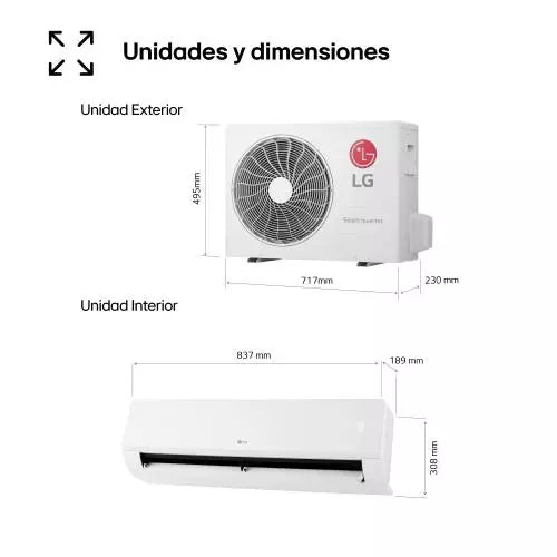 Aire acondicionado split LG REPLACE12Z.SET
