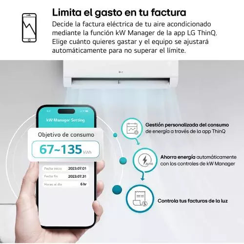 Aire acondicionado split LG REPLACE12Z.SET